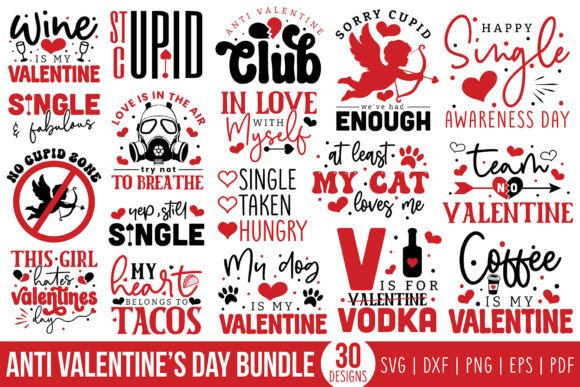 Anti Valentine s Day SVG Bundle Vol.2