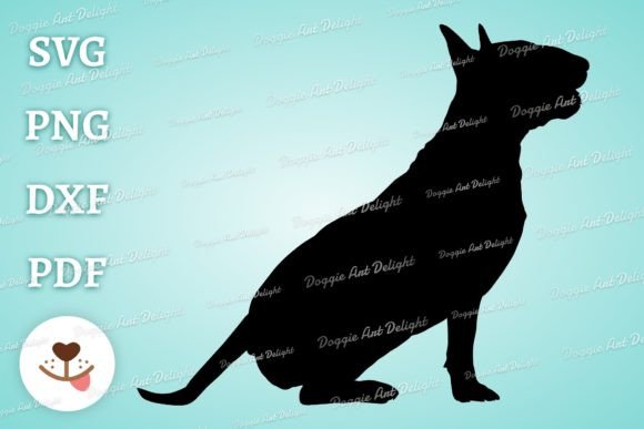 Bull Terrier Silhouette Svg for Cricut