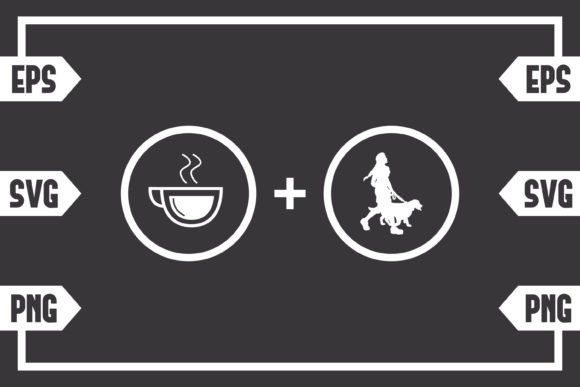 Coffee Plus Female with Dog