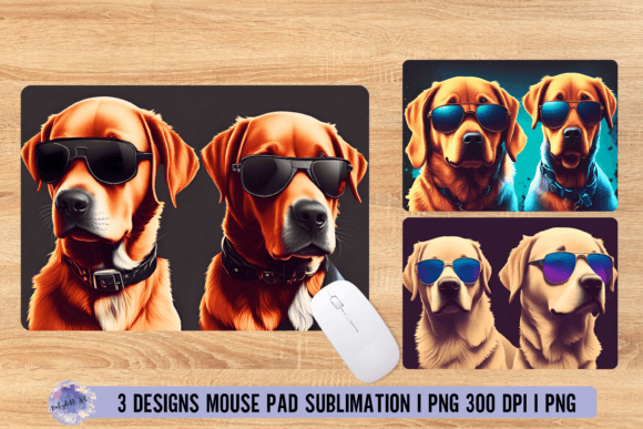 Dog Mouse Pad Sublimation
