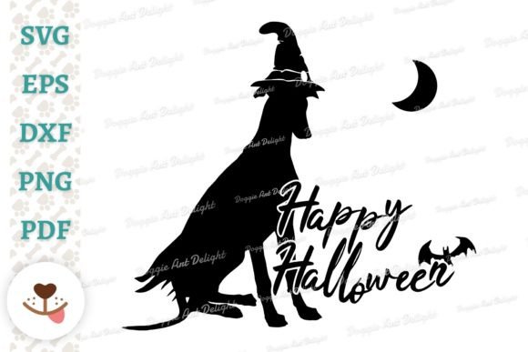 Halloween Greyhound Dog Cut File