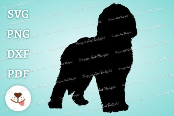 Labradoodle Silhouette Svg