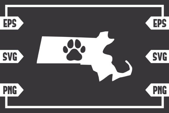 Massachusetts - Dog Paw