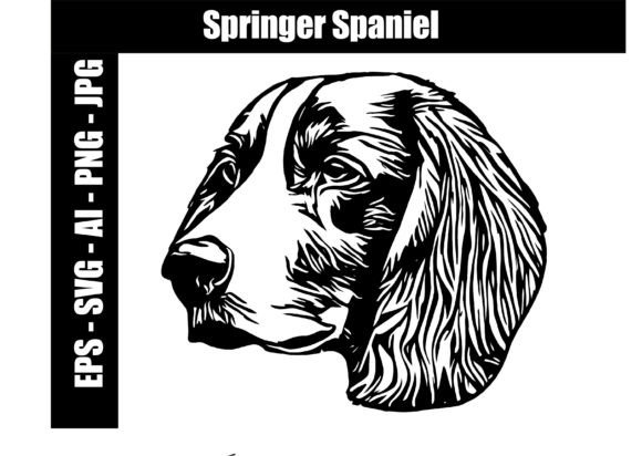 Springer Spaniel SVG AI EPS JPG PNG